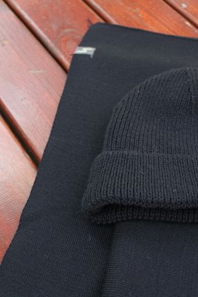 کلاه پشمی سرمه ای زنانه اکریلیک MODA - کد 872096271
