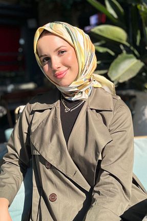 روسری رنگی پلی استر Armine - کد 872089641