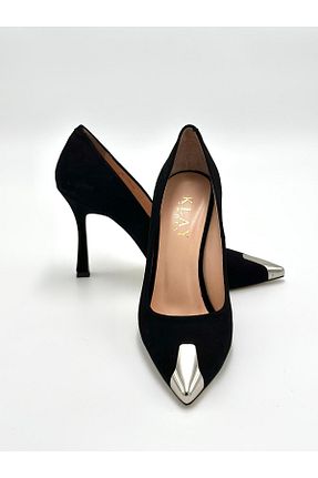 کفش استایلیتو مشکی پاشنه نازک Klay Shoes - کد 872204402