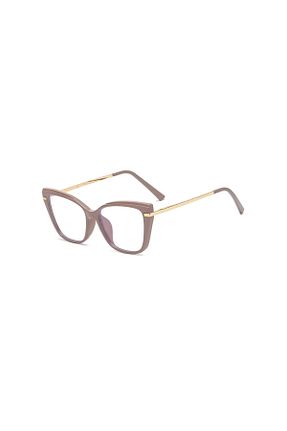 عینک محافظ نور آبی قهوه ای زنانه پلاستیک Toz Vintage - کد 872119185