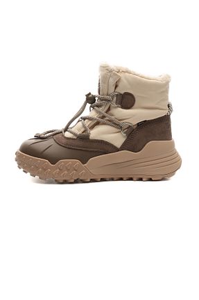 بوت / نیم بوت قهوه ای زنانه پاشنه تخت Timberland - کد 861555238