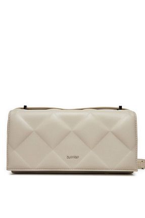کیف دوشی طوسی زنانه چرم مصنوعی Calvin Klein - کد 873399487