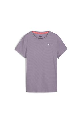 تیشرت اسپرت بنفش زنانه Fitted Puma - کد 853671278