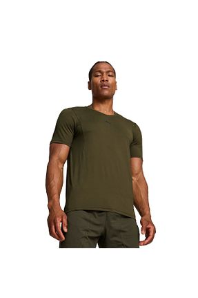 تیشرت اسپرت خاکی مردانه Fitted Puma - کد 872168646
