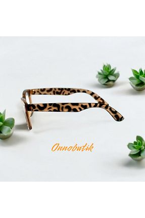 عینک محافظ نور آبی قهوه ای زنانه معدنی ONNObutik - کد 871963062