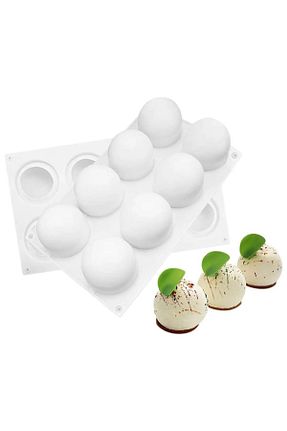 قالب کیک و فر سفید سیلیکون Genel Markalar - کد 872190227