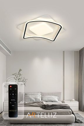 لوستر مشکی آلومینیوم ARTELUZ - کد 810296389