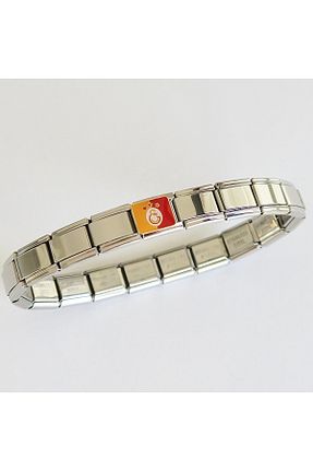 دستبند استیل (فولاد) زرد زنانه استیل ضد زنگ nokt - کد 872379879