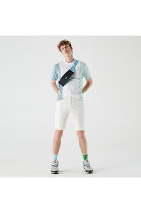 شلوارک و برمودا سفید مردانه اسلیم فیت Lacoste - کد 754405396