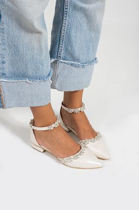 بابت سفید زنانه Gökçe Shoes - کد 773586009