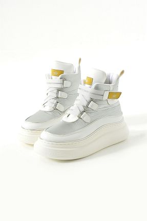 بوت / نیم بوت زنانه چرم مصنوعی Gökçe Shoes - کد 872208469