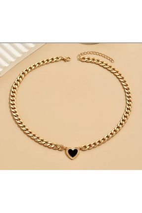 گردنبند جواهر زرد زنانه روکش طلا Butik - کد 872213659