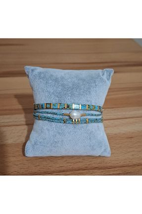 دستبند جواهر آبی زنانه منجق Demir Butik - کد 872220938