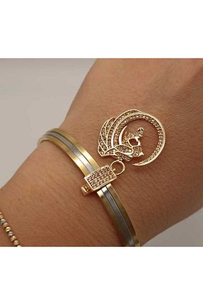 دستبند جواهر زرد زنانه زیرکن TLSMACCESORIES - کد 872234024