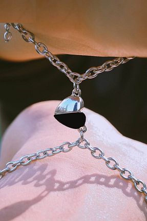 دستبند جواهر رنگی زنانه فلزی Online - کد 872246742