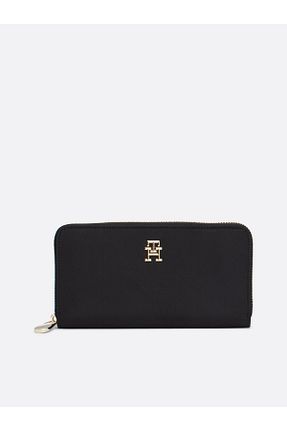 کیف پول مشکی زنانه سایز متوسط Tommy Hilfiger - کد 872247996