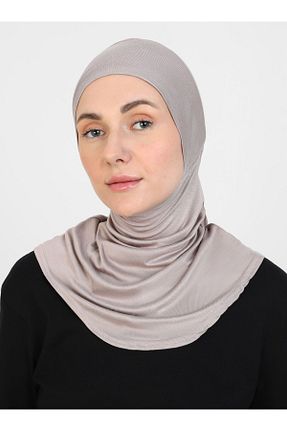 کلاه شنای حجاب طوسی زنانه Ecardin - کد 872279980