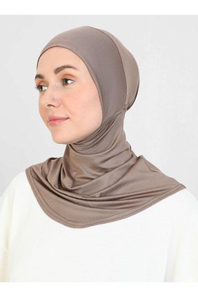 کلاه شنای حجاب قهوه ای زنانه Ecardin - کد 872279986