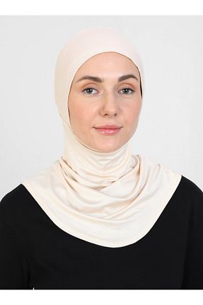 کلاه شنای حجاب بژ زنانه Ecardin - کد 872280676