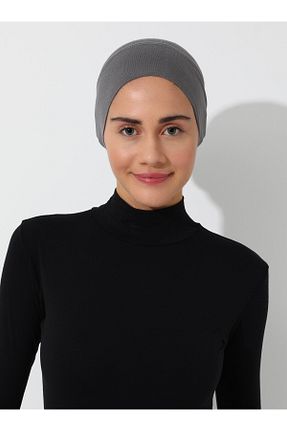 کلاه شنای حجاب طوسی زنانه Tuva - کد 872278849