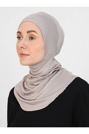 کلاه شنای حجاب طوسی زنانه Ecardin - کد 872279980