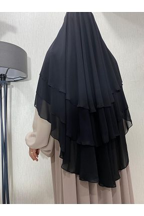 روسری مشکی شیفون ARKARLİN - کد 872310960
