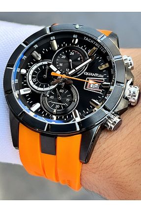 ساعت مچی نارنجی مردانه 41-45 میلی متر Quantum - کد 751276642