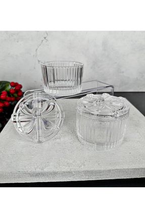 قند دان سفید شیشه PEKİBU - کد 872320888
