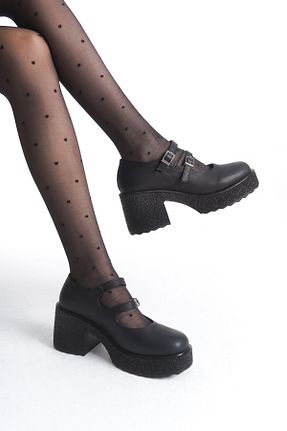 کفش آکسفورد مشکی زنانه پلی اورتان Entella Store - کد 775649131