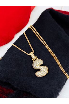 گردنبند جواهر طلائی زنانه زیرکن KANİNCHEN - کد 872410031