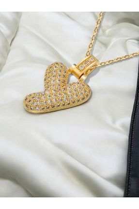 گردنبند جواهر طلائی زنانه زیرکن KANİNCHEN - کد 872403891