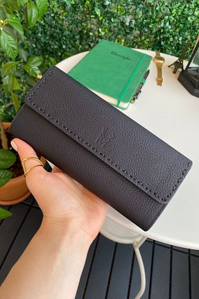 کیف پول مشکی زنانه ابعاد بزرگ Modica - کد 343079460