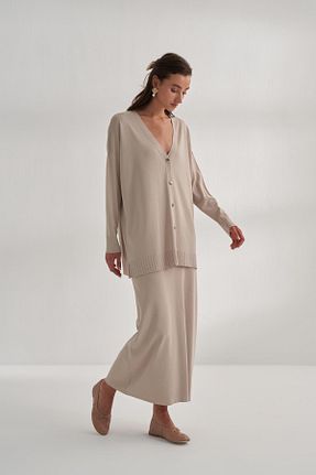 دامن بژ زنانه ساده inspiration - کد 872403811