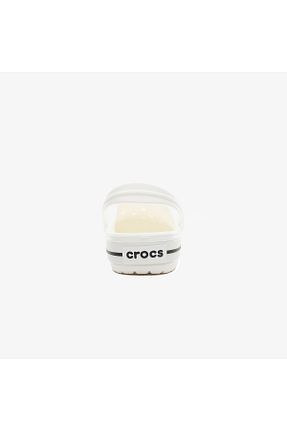 صندل سفید زنانه پاشنه تخت Crocs - کد 3879070