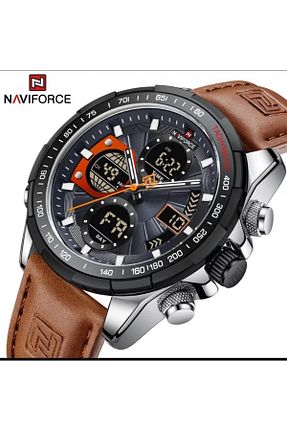 ساعت مچی قهوه ای مردانه 41-45 میلی متر Naviforce - کد 445146232