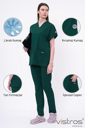 لباس کار سبز Vistros Medikal - کد 863832055