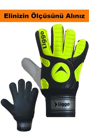دستکش دروازه بانی زرد بچه گانه Liggo - کد 848823642