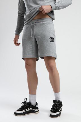 شلوارک و برمودا طوسی مردانه Straight Ecko Unltd - کد 872430039