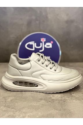 کفش اسنیکر طوسی مردانه بند دار Guja - کد 872425830