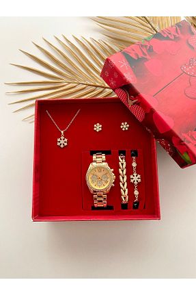 ساعت مچی طلائی زنانه 31-35 میلی متر Arzu Butik - کد 639638590