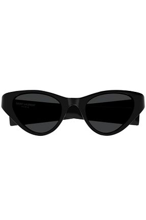 عینک آفتابی مشکی زنانه پلاستیک Yves Saint Laurent - کد 872445990
