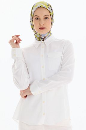 پیراهن حجاب نباتی زنانه رگولار Tuğba - کد 872443890