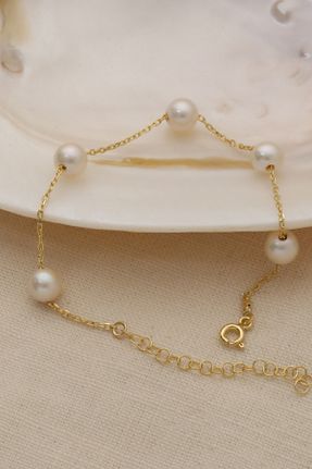 دستبند نقره طلائی زنانه 925 عیار Nox Jewelry - کد 823602715