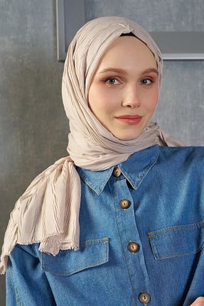 شال طوسی زنانه پلی استر Madame Polo - کد 823858161