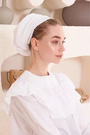 کلاه شنای حجاب مشکی زنانه Madame Polo - کد 132042870