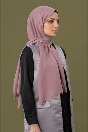 شال صورتی زنانه پلی استر Madame Polo - کد 751274763