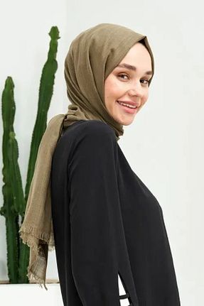 شال سبز زنانه پلی استر Madame Polo - کد 368351921
