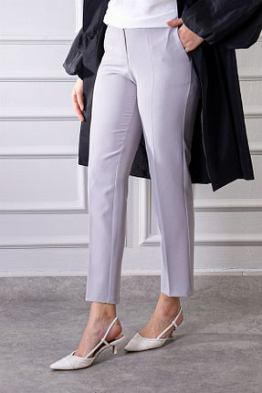 شلوار طوسی زنانه پارچه Puane - کد 257565445