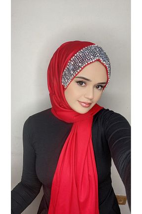 شال قرمز زنانه OykumBone - کد 872471753