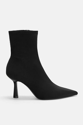 بوت / نیم بوت مشکی زنانه پلی استر Pull & Bear - کد 872468811